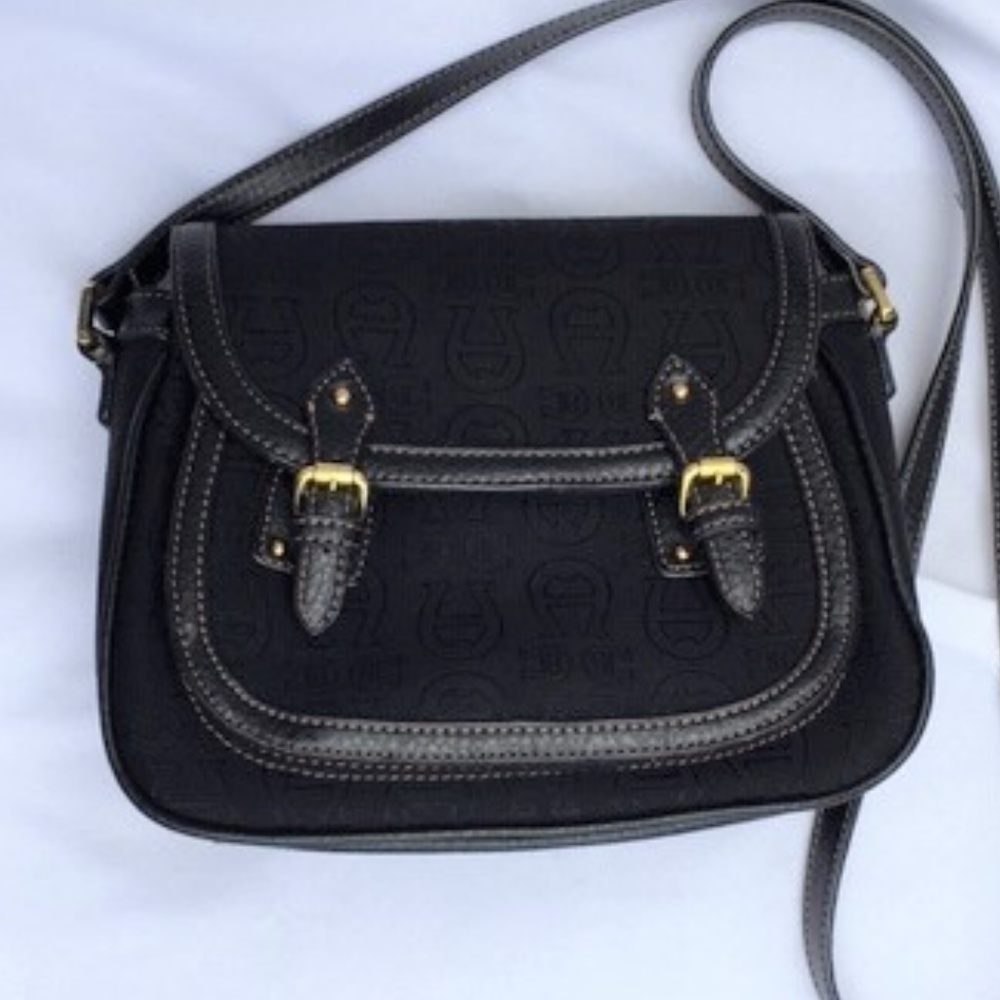 Etienne Aigner Black Crossbody Bag